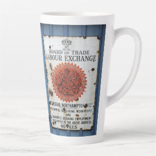 VINTAGE SIGN LATTE MUG