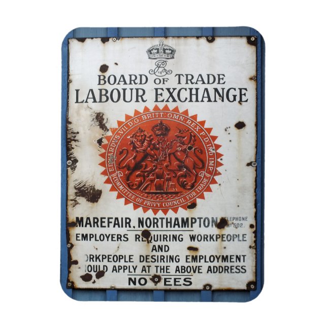 VINTAGE SIGN MAGNET (Vertical)