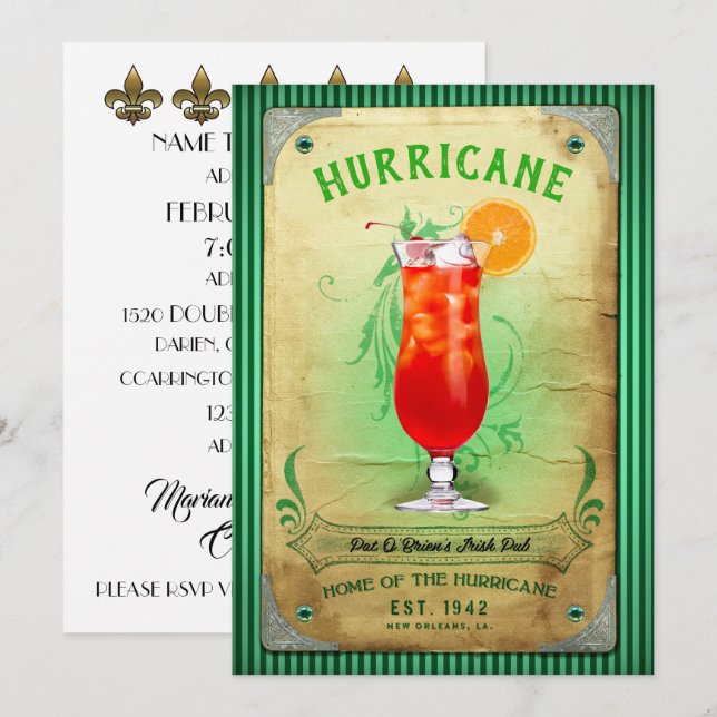 Vintage Sign Party Invitation (Front/Back)