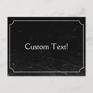 Vintage Silent Film Custom Postcard