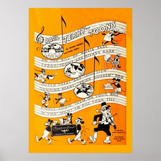 Vintage Silent Film Poster (Front)