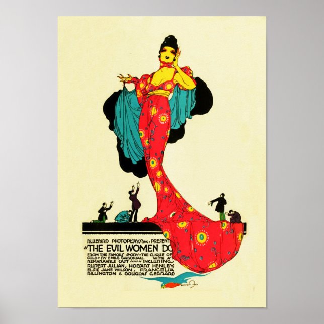 Vintage Silent Film Poster (Front)