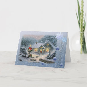 Vintage Silent Night Card