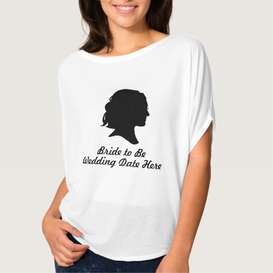 Vintage Silhouette Bride-to-Be Bridal Dolman Shirt