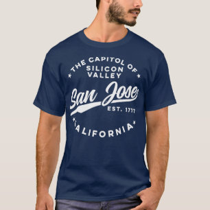 Vintage Silicon Valley San Jose California Retro U T-Shirt