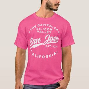 Vintage Silicon Valley San Jose California Retro U T-Shirt