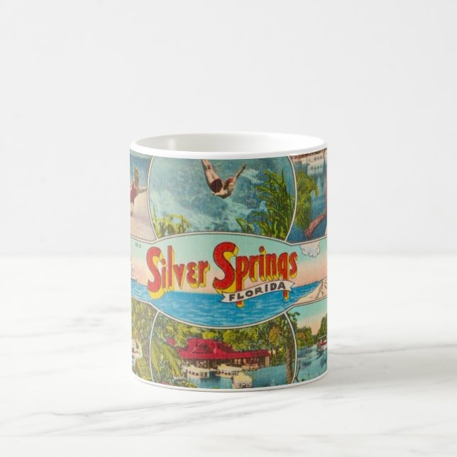Vintage Silver Springs Attraction  Coffee Mug (Center)