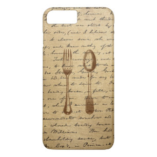 Vintage Silverware Fork & Spoon iPhone 7 Plus Case