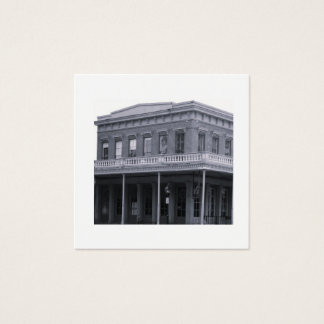 Vintage Simple Black and White Building