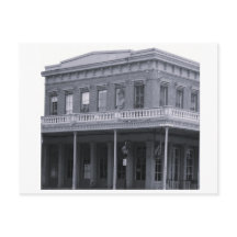 Vintage Simple Black and White Building