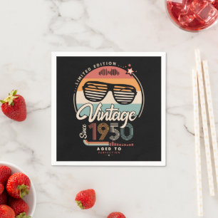 Vintage since 1950 napkin