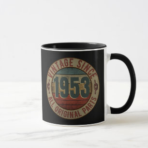 VINTAGE SINCE 1953 ALL ORIGINAL PARTS MUG