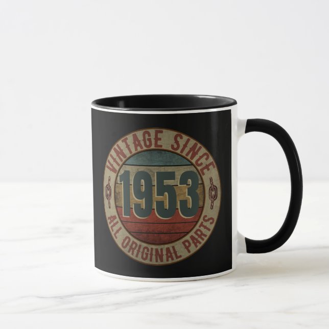 VINTAGE SINCE 1953 ALL ORIGINAL PARTS MUG (Right)