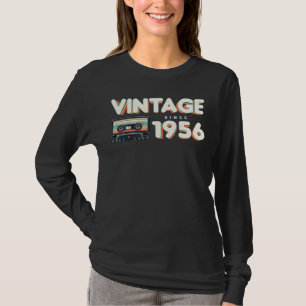 Vintage since 1956 Nostalgic & Vintage Music Birth T-Shirt