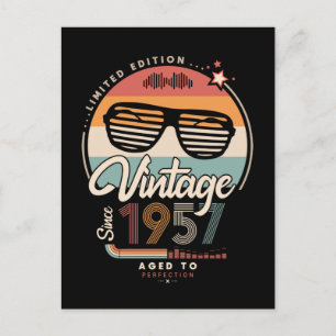 Vintage since 1957 postcard