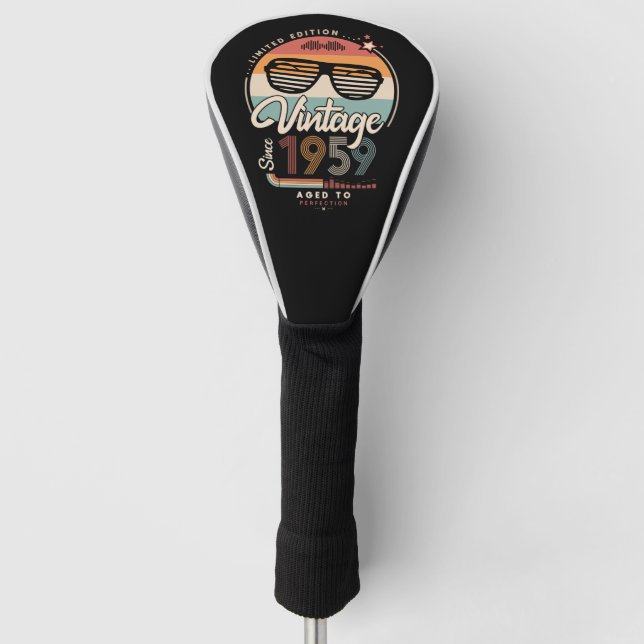 Vintage since 1959 golf head cover (Front)