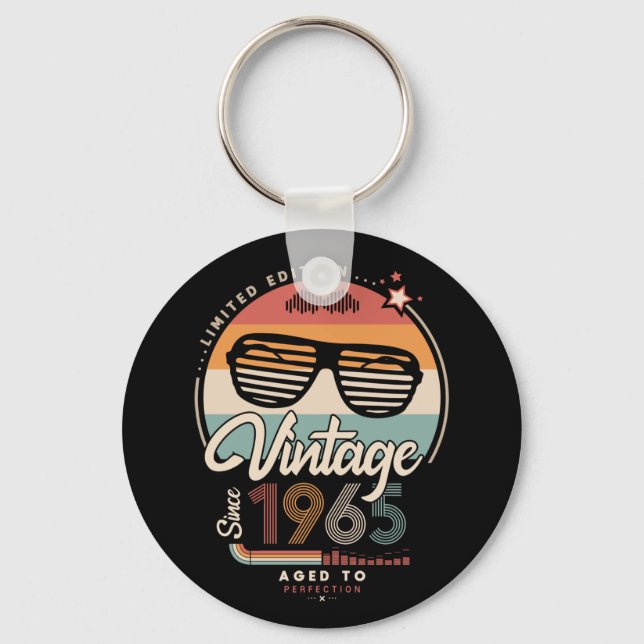 Vintage since 1965 key ring (Front)