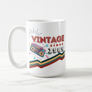 Vintage since 1969 Nostalgic & Vintage Music Coffee Mug