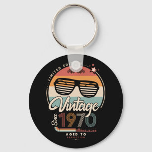Vintage since 1970 key ring