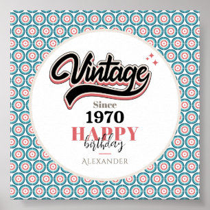 Vintage since - 1970 poster