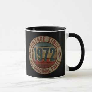 VINTAGE SINCE 1972 ALL ORIGINAL PARTS MUG