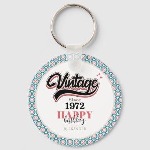 Vintage since - 1972 key ring