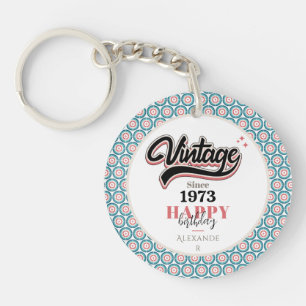 Vintage since - 1973 key ring