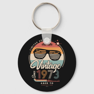 Vintage since 1973 key ring