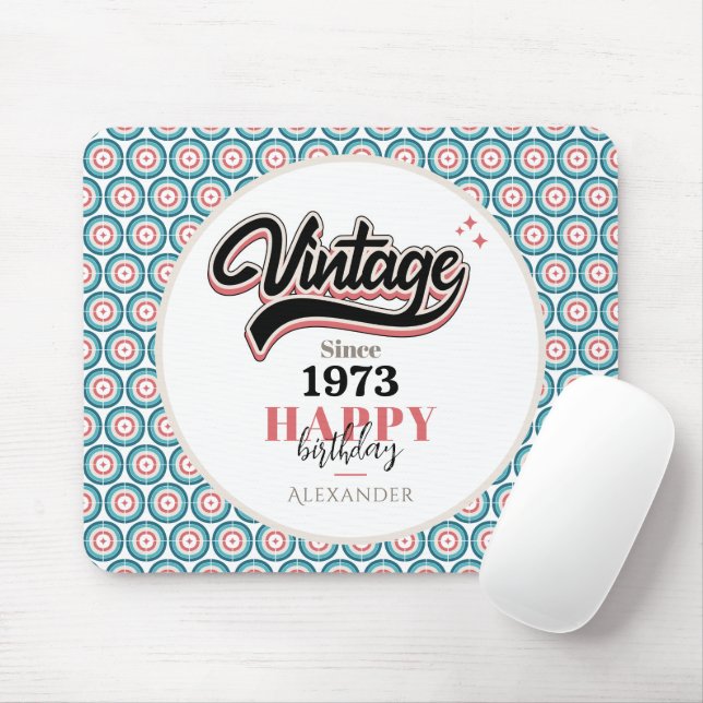 Vintage since - 1973 mouse mat (With Mouse)
