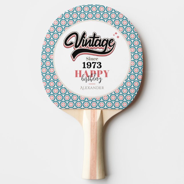 Vintage since - 1973 ping pong paddle (Front)