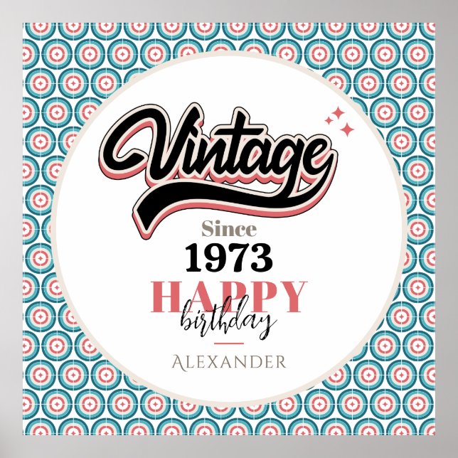 Vintage since - 1973 poster (Front)