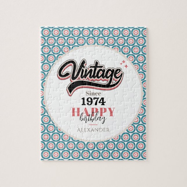 Vintage since - 1974 jigsaw puzzle (Vertical)
