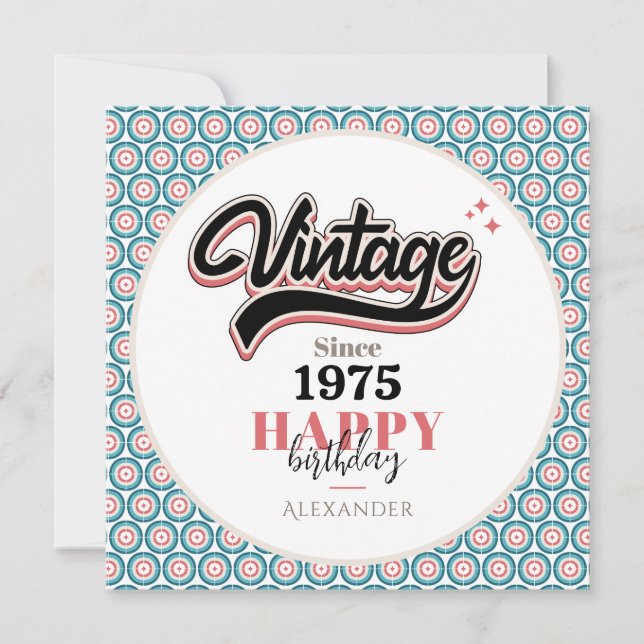 Vintage since - 1975 (Front)