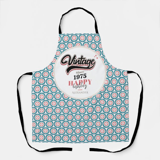 Vintage since - 1975 apron (Front)