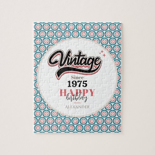 Vintage since - 1975 jigsaw puzzle (Vertical)