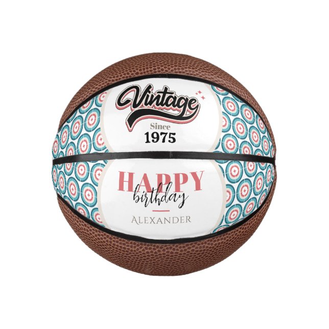 Vintage since - 1975 mini basketball (Front)