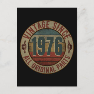 VINTAGE SINCE 1976 ALL ORIGINAL PARTS. POSTCARD
