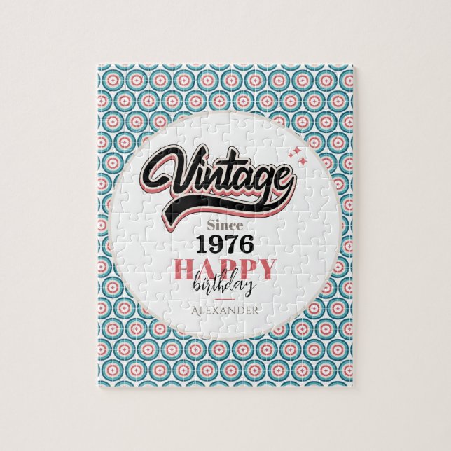 Vintage since - 1976 jigsaw puzzle (Vertical)