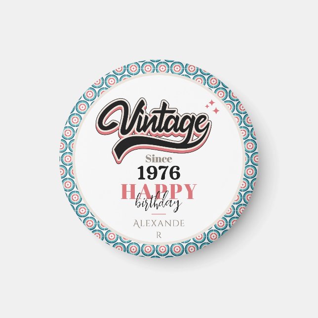 Vintage since - 1976 magnet (Front)