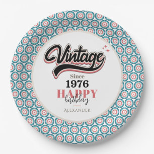 Vintage since - 1976 paper plate