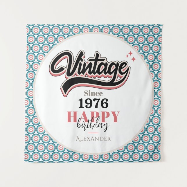 Vintage since - 1976 tapestry (Front)