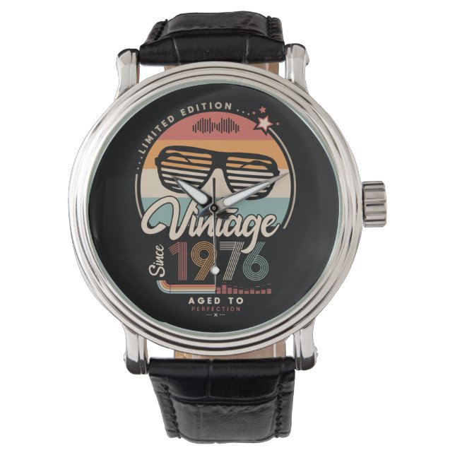 Vintage since 1976 watch (Front)