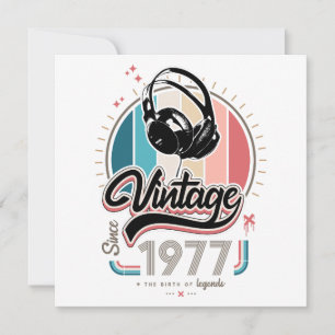 Vintage since 1977 headphones