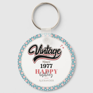 Vintage since - 1977 key ring