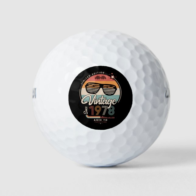 Vintage since 1978 golf balls (Front)
