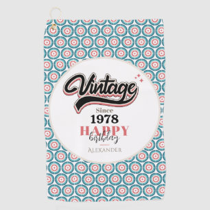 Vintage since - 1978 golf towel