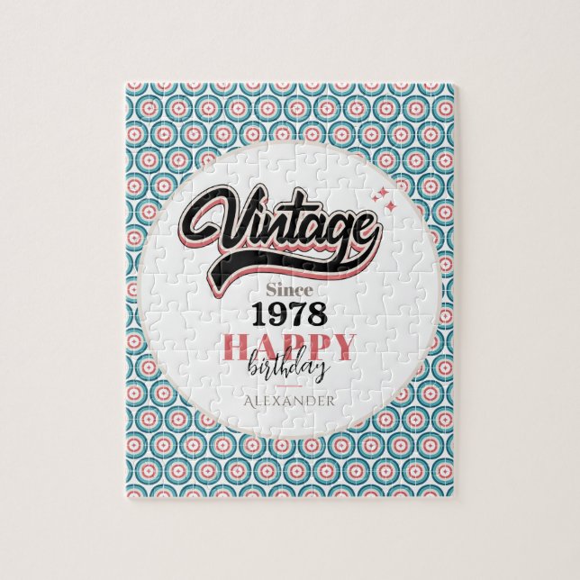 Vintage since - 1978 jigsaw puzzle (Vertical)
