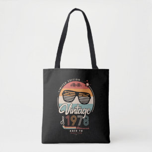 Vintage since 1978 tote bag