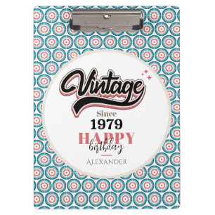 Vintage since - 1979 clipboard