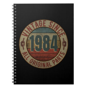 VINTAGE SINCE 1984 ALL ORIGINAL PARTS. NOTEBOOK
